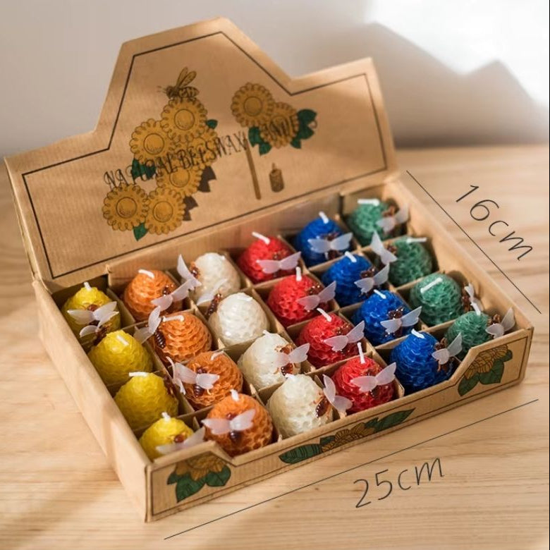 Pack 24 Velas Cera de Abejas