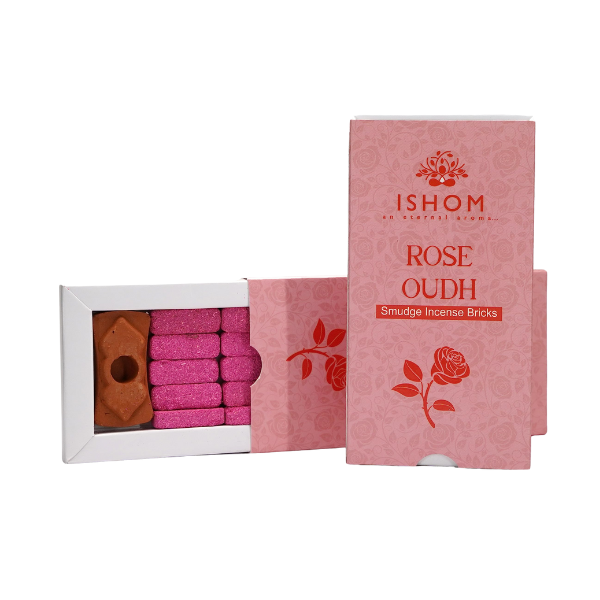 Ladrillos de Incienso Oudh Rose