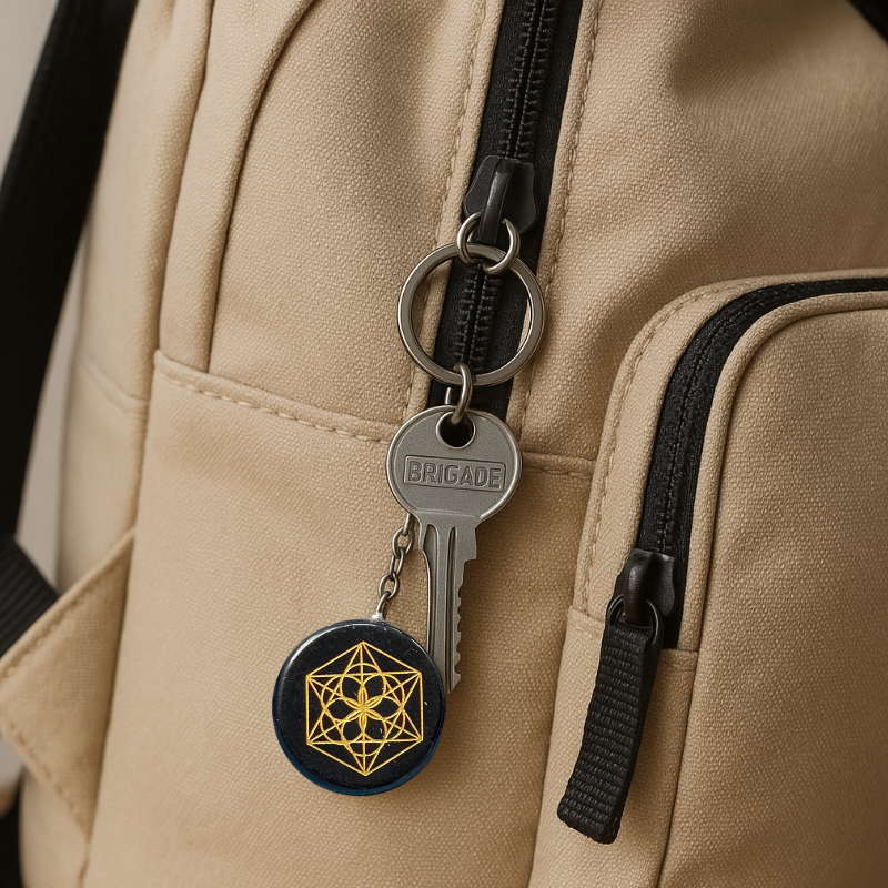 Llavero Piedra Onix - Mandala