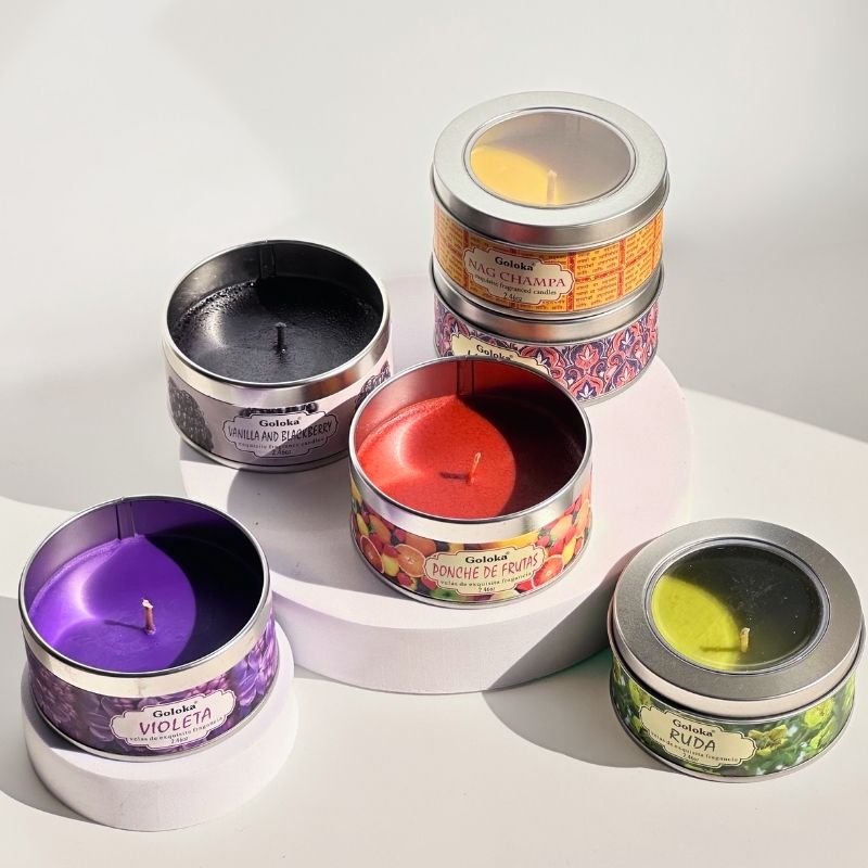 Pack 6 Velas Aromaticas