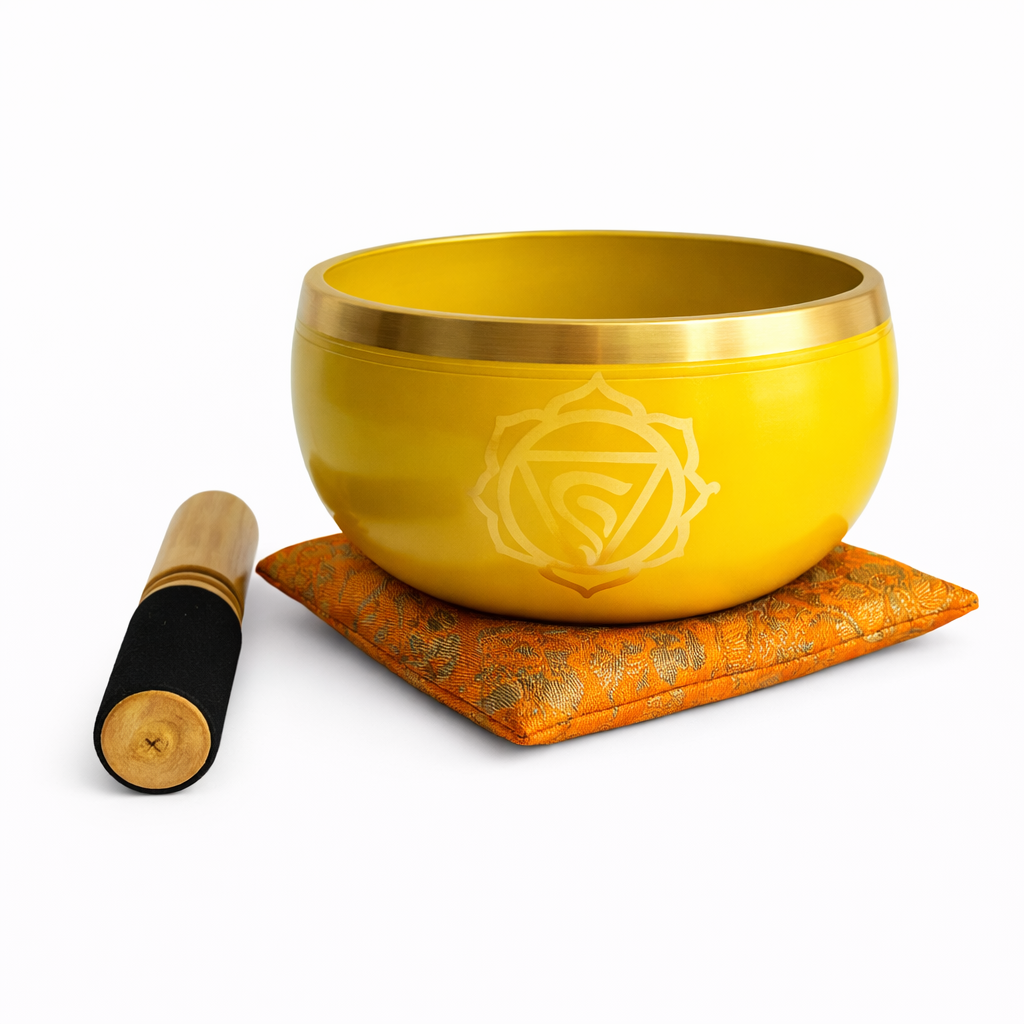 Cuenco Tibetano Amarillo 11 cm