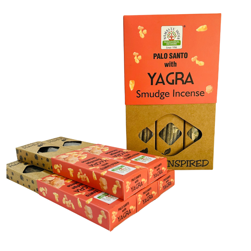 Incienso Orgánico Palo Santo con Yagra