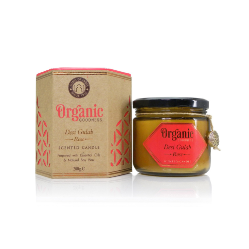 Vela de Soya Rosa