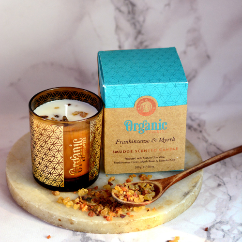 Vela Frankincense y Mirra Organic Goodness