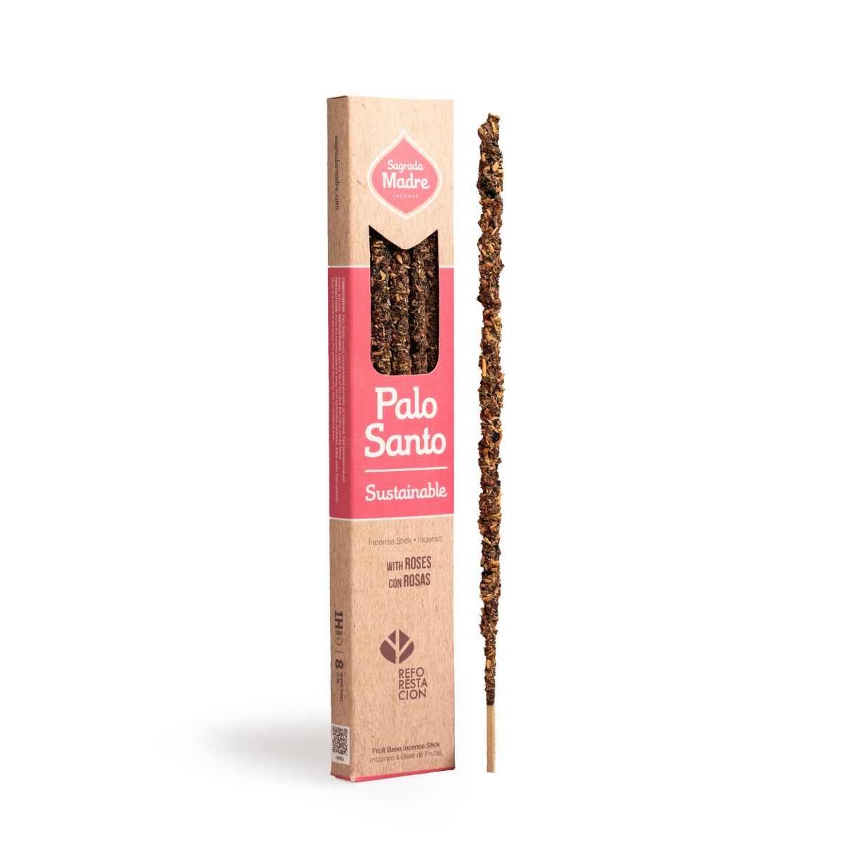 Sahumerio Palo Santo con Rosas