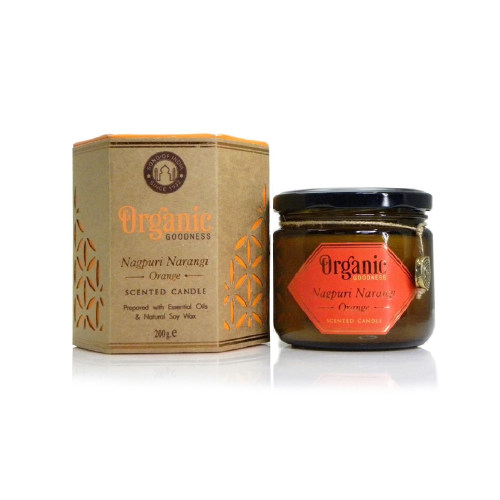 Vela de Soya Naranja