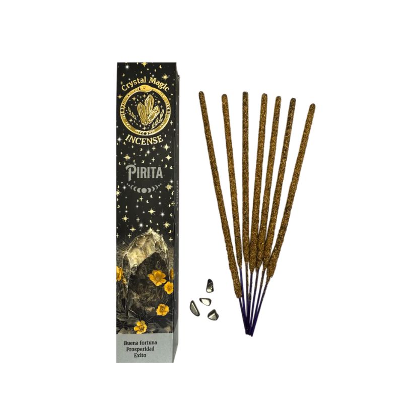 Incienso con Piedras de Pirita