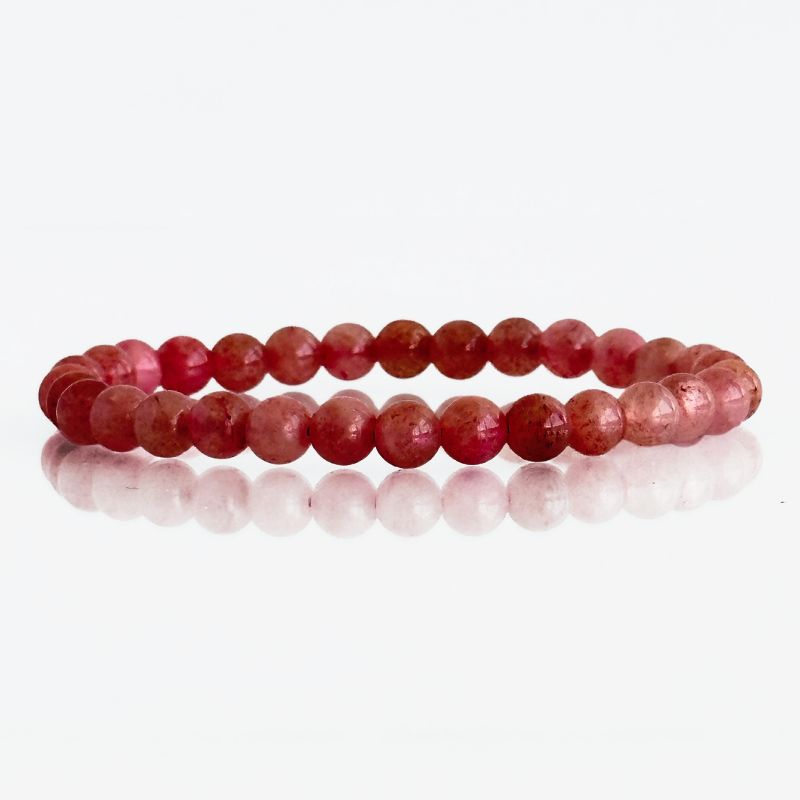 Pulsera Cuarzo Cherry 6mm
