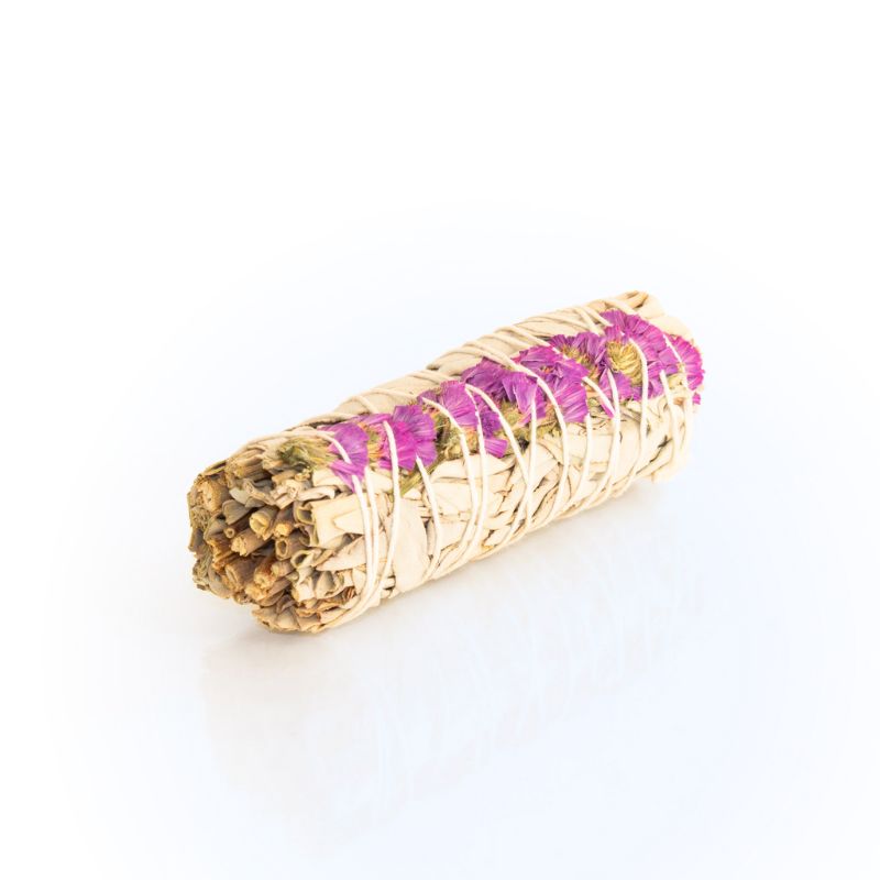 Sahúmo de Salvia Blanca con Lavanda Marina Morada