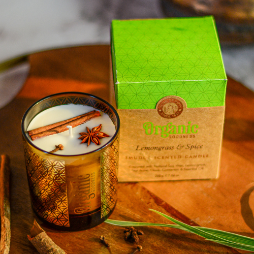 Vela Lemongrass y Especias Organic Goodness