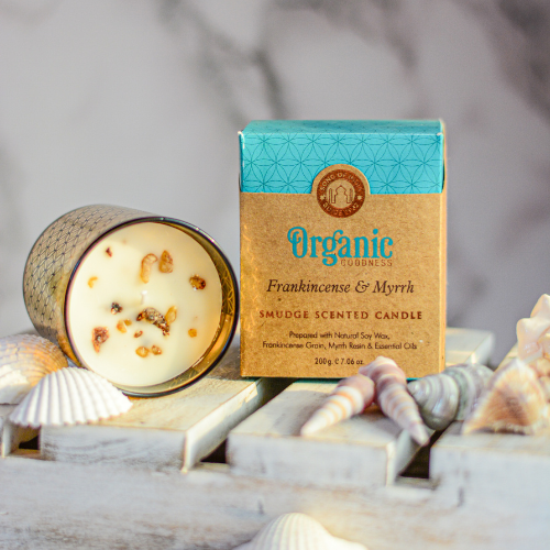 Vela Frankincense y Mirra Organic Goodness