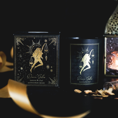 Vela Divina Diosa con Piedras 120gr