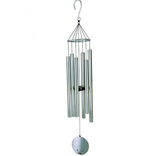 Campana de Viento Plateada 80cm