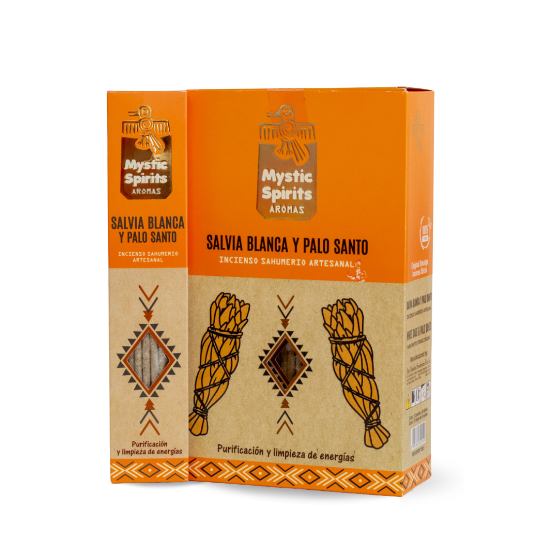 Incienso Salvia Blanca + Palo Santo