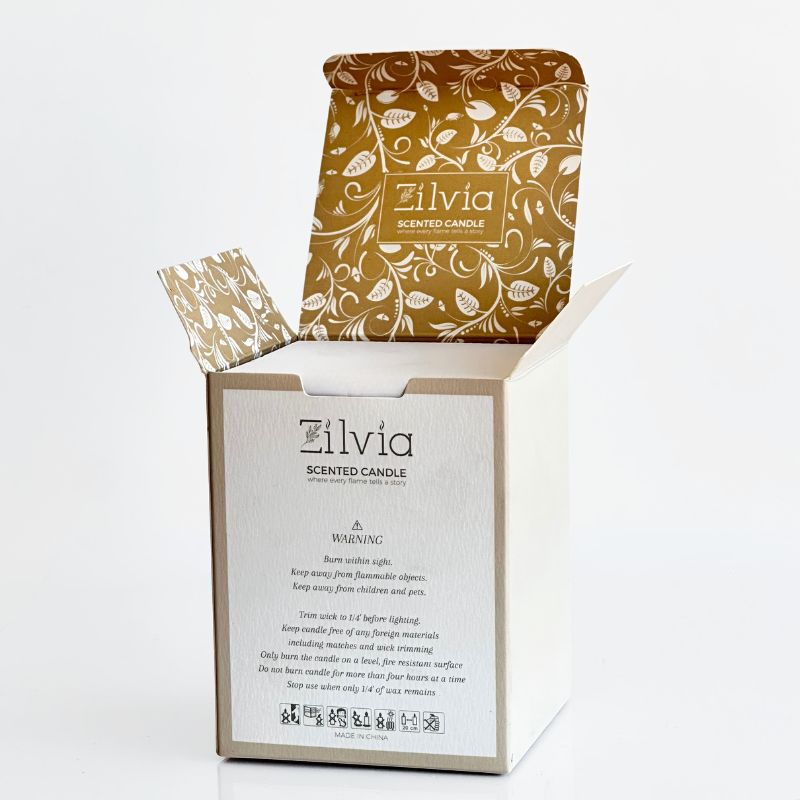 Vela Cera de Soya Musgo y Ámbar