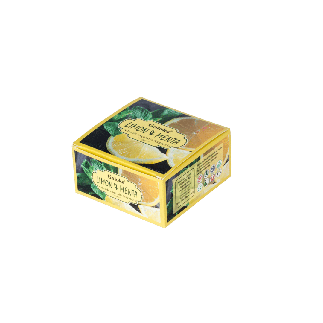 Vela Aromática Limon y Menta
