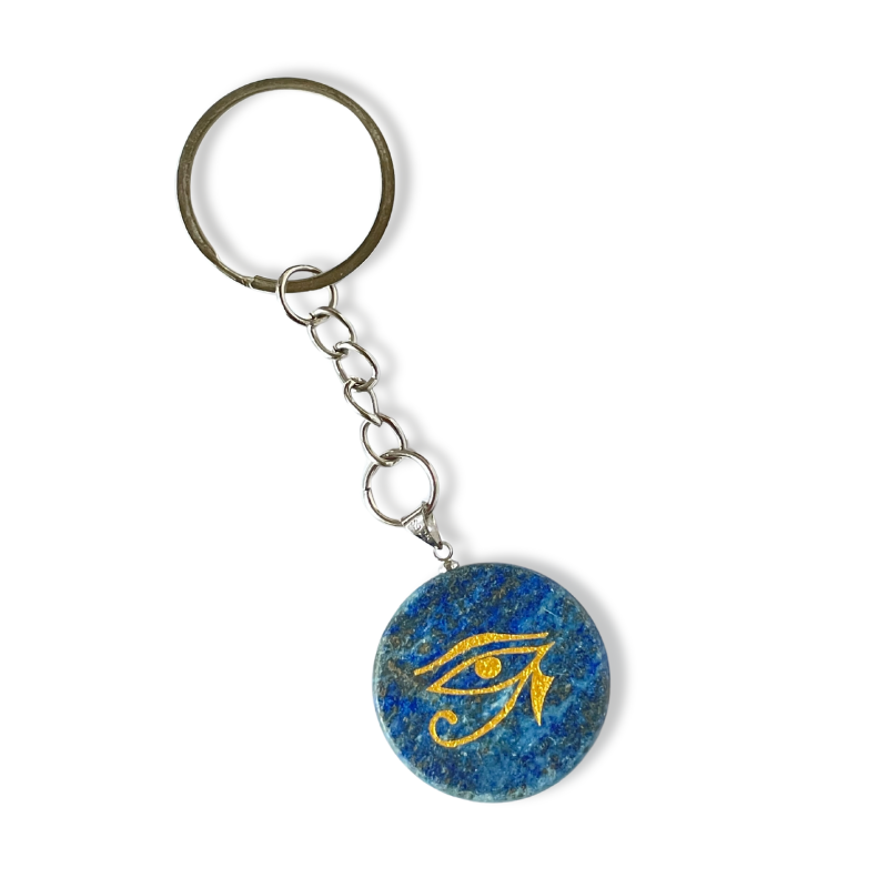 Llavero Piedra Lapislázuli - Ojo de Horus