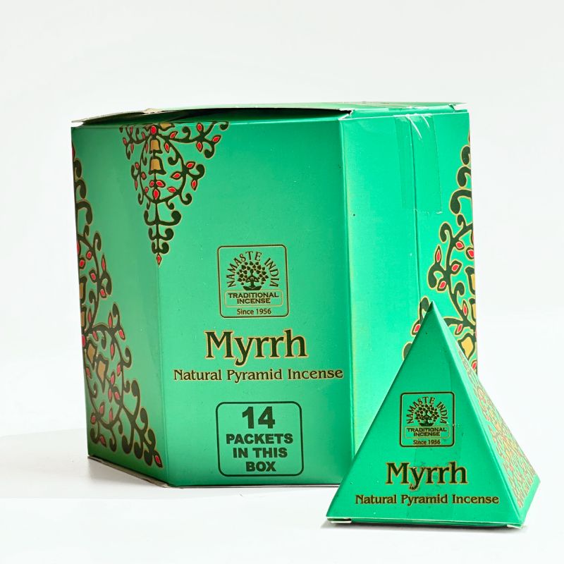 Incienso en Pirámide Mirra