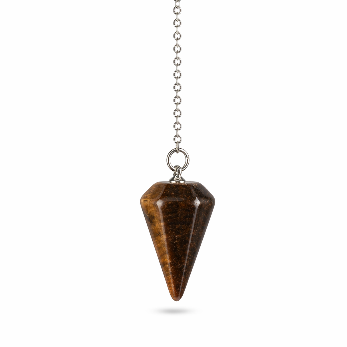 Péndulo Pirámide Ojo de Tigre Chico