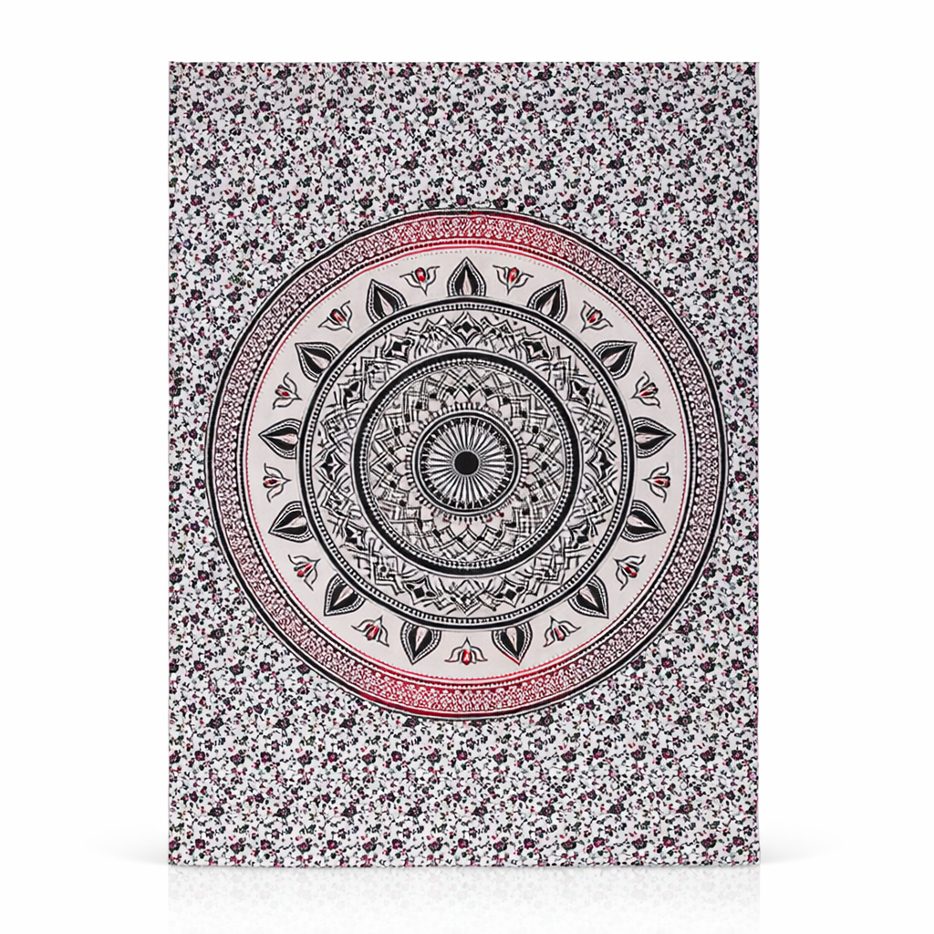 Tapiz Mural Mandala Rosado