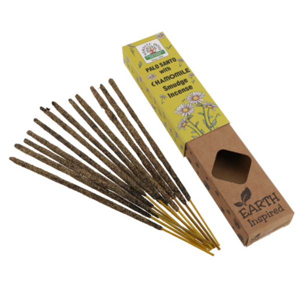 Incienso Orgánico Palo Santo con Manzanilla