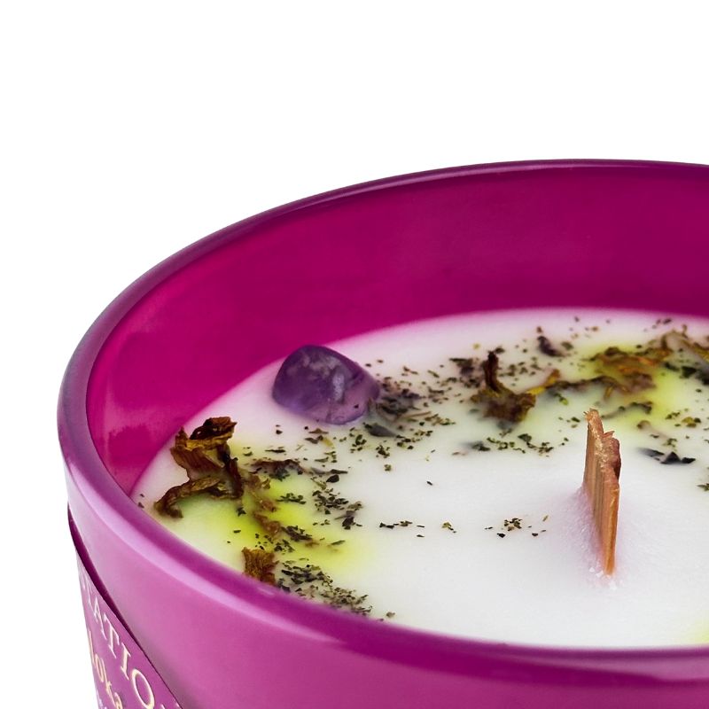 Vela Palo Santo con Amatista - Meditación Yoga