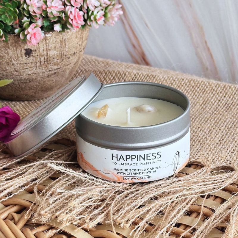 Vela Crystal Energy Felicidad 80gr