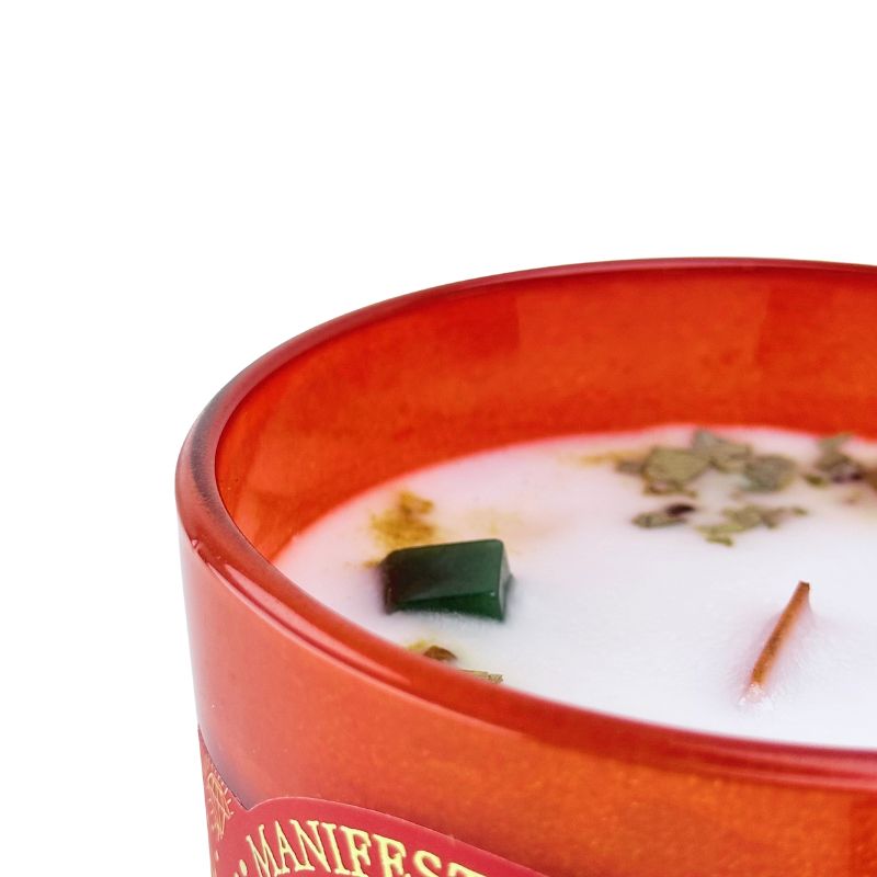 Vela Nag Champa con Jade Verde - Suerte Rápida