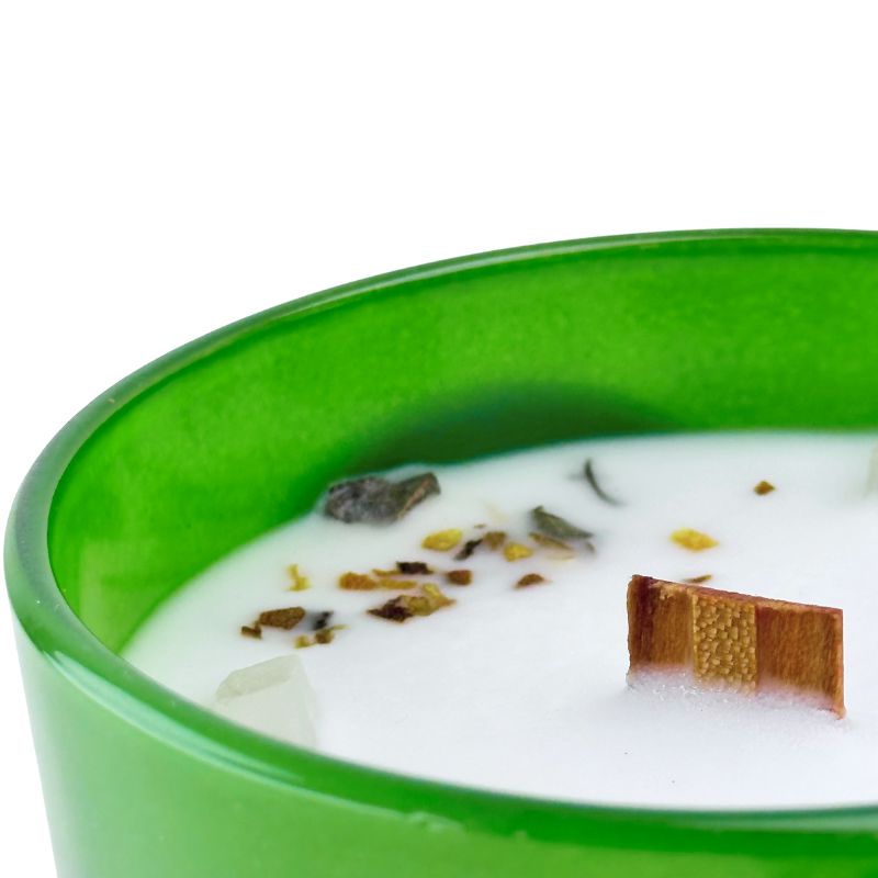 Vela Salvia Blanca con Selenita - Limpieza Energética