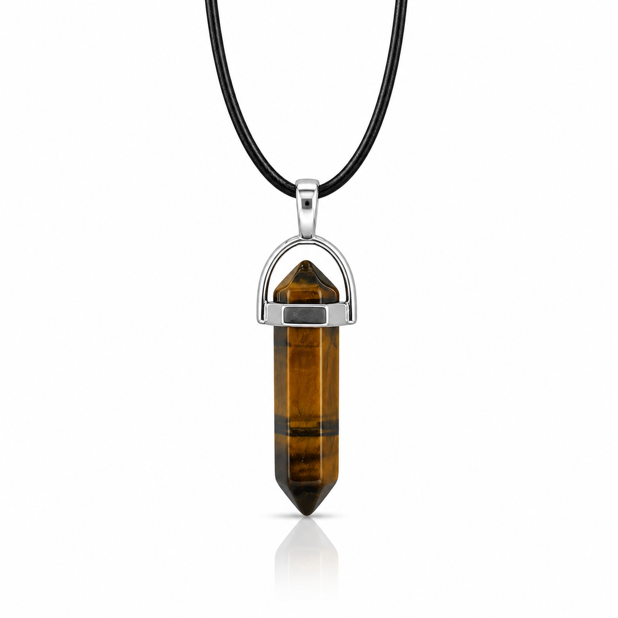 Collar de Punta Ojo de Tigre