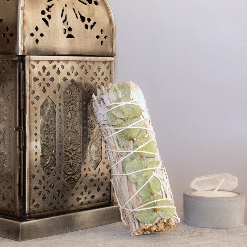 Sahúmo de Salvia Blanca con Eucalipto