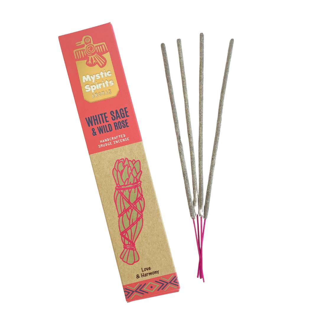 Incienso Salvia Blanca + Rosa Salvaje