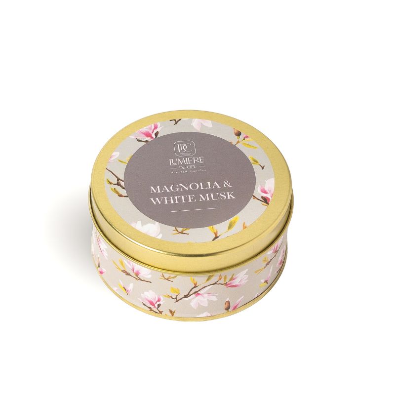 Vela Metal Magnolia y Almizcle