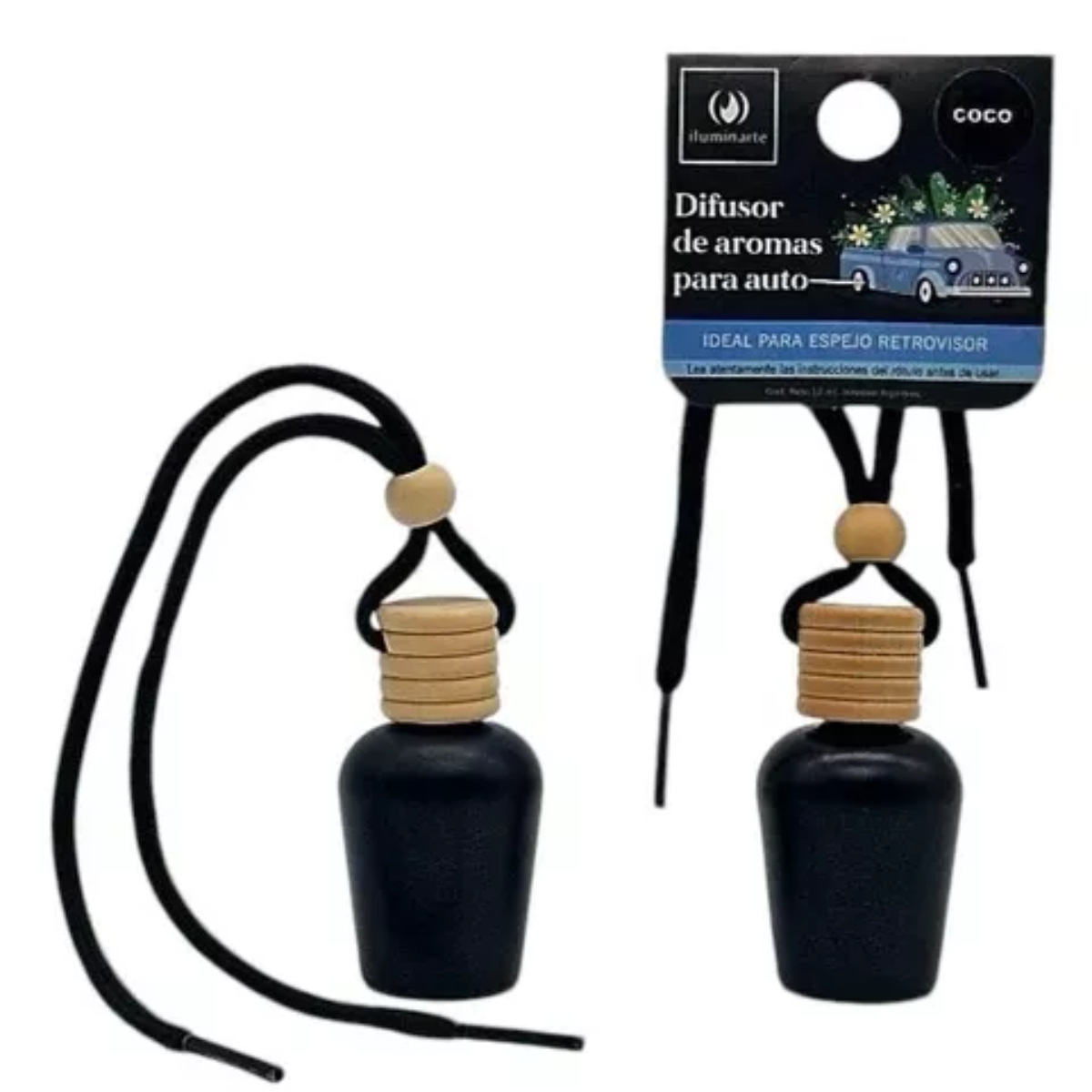 Difusor de Auto Rosa Bulgara Black 12mL
