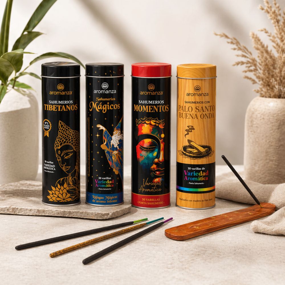 Estuche Lata Inciensos Palo Santo