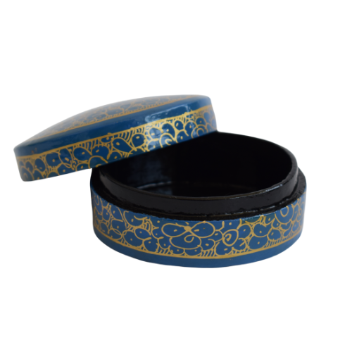 Cajita de Sueños Oval Azul Marino