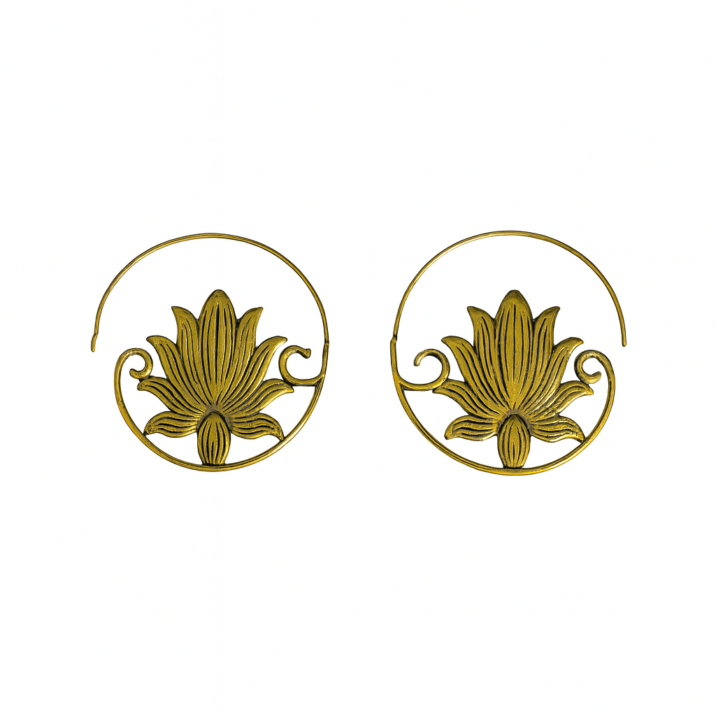 Aros Flor Dorado