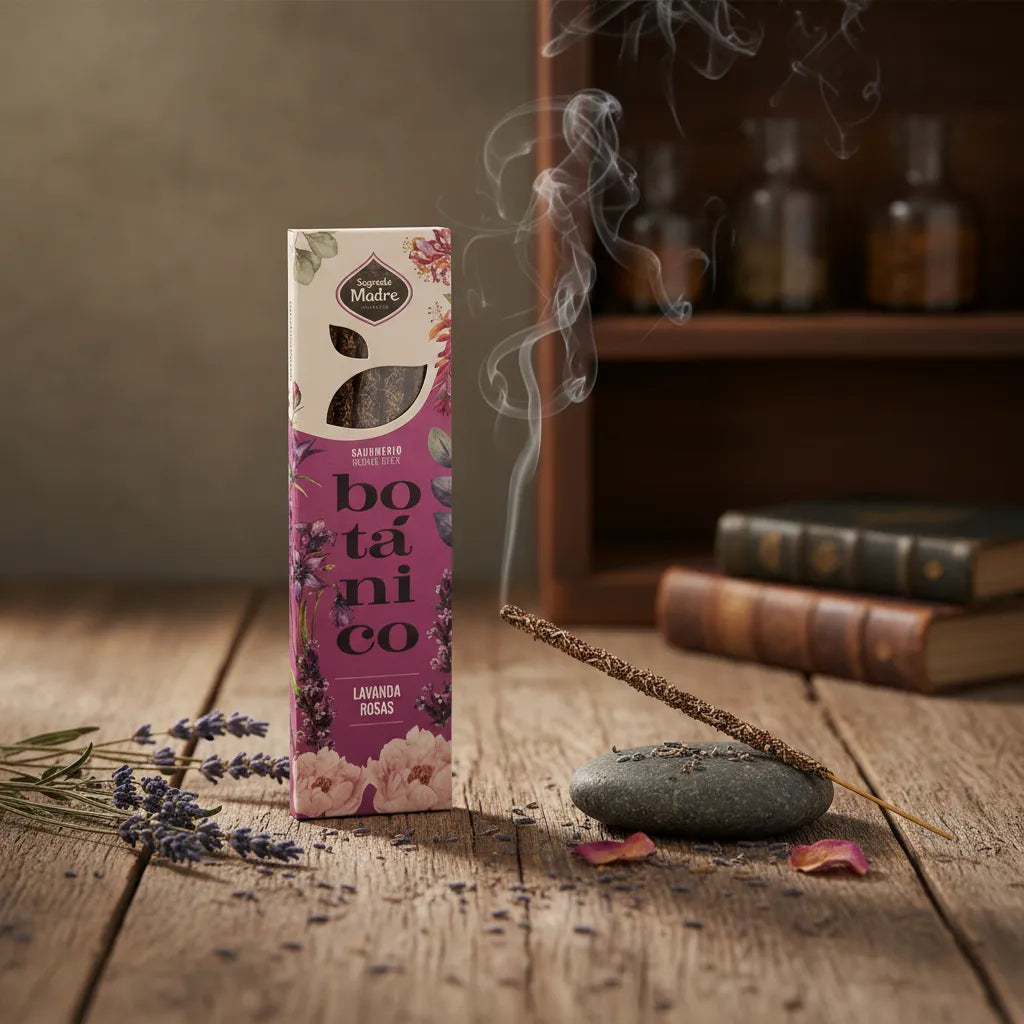 Sahumerio Botánico Lavanda y Rosas