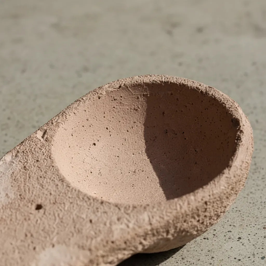 Sahumador de Cemento Rosado