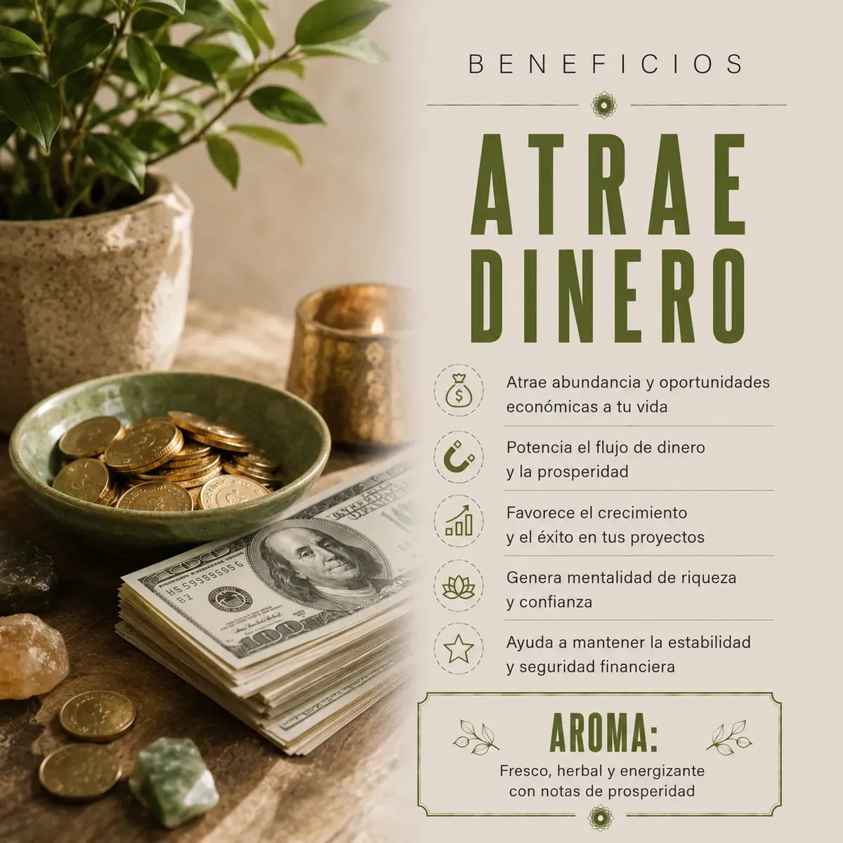 Incienso Poder del Dinero
