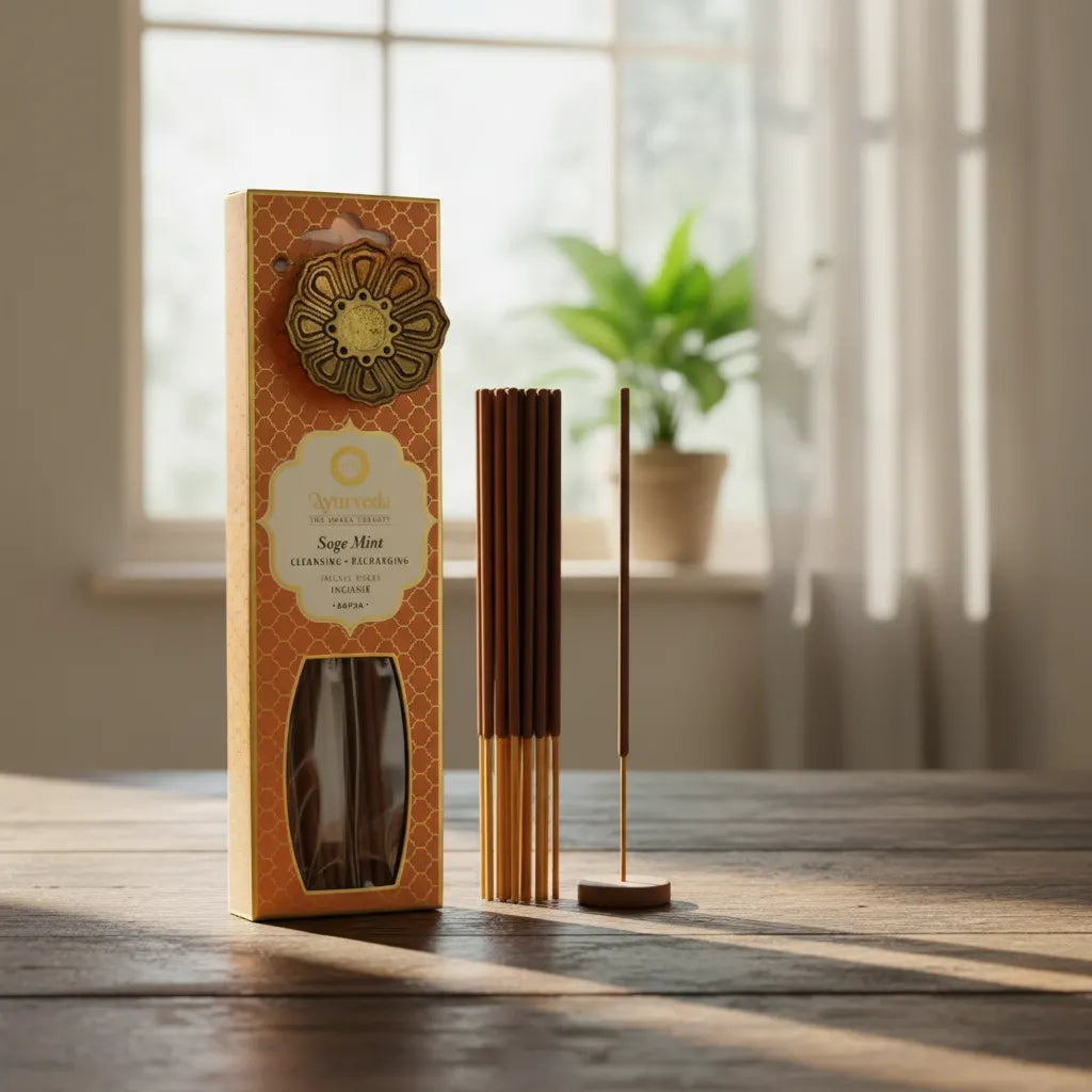 Incienso Ayurveda Salvia y Menta