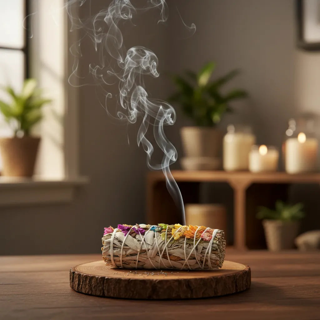 Sahúmo de Salvia Blanca con 7 Chakras Sinuata