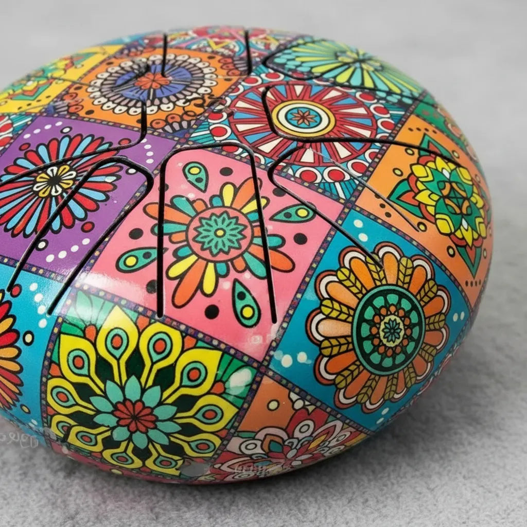 Hand Drum Mándala Aurora 21 cm