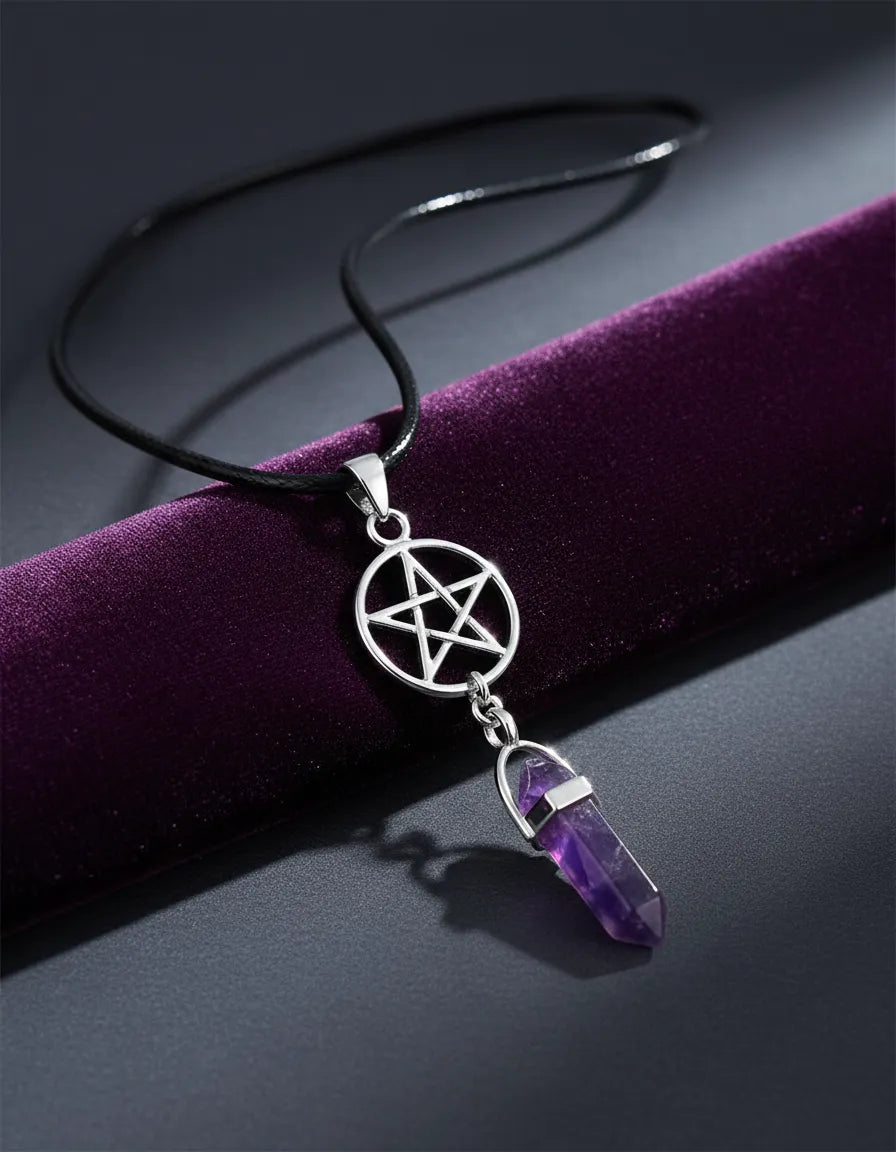 Colgante Estrella de Punta Amatista