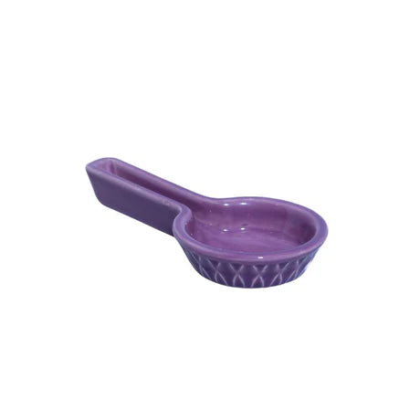 Sahumador Porta Incienso Esmaltado Violeta