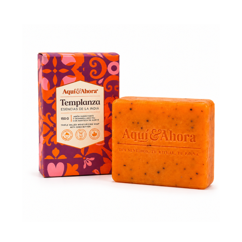 Jabón Aromático Templanza Esencias de la India 150 Gr