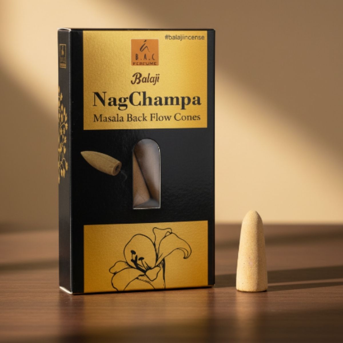 Incienso Cascada Nag Champa 120 conos