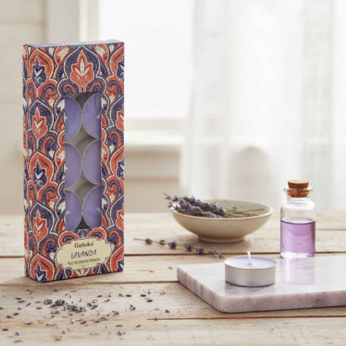 Vela Tealight Lavanda