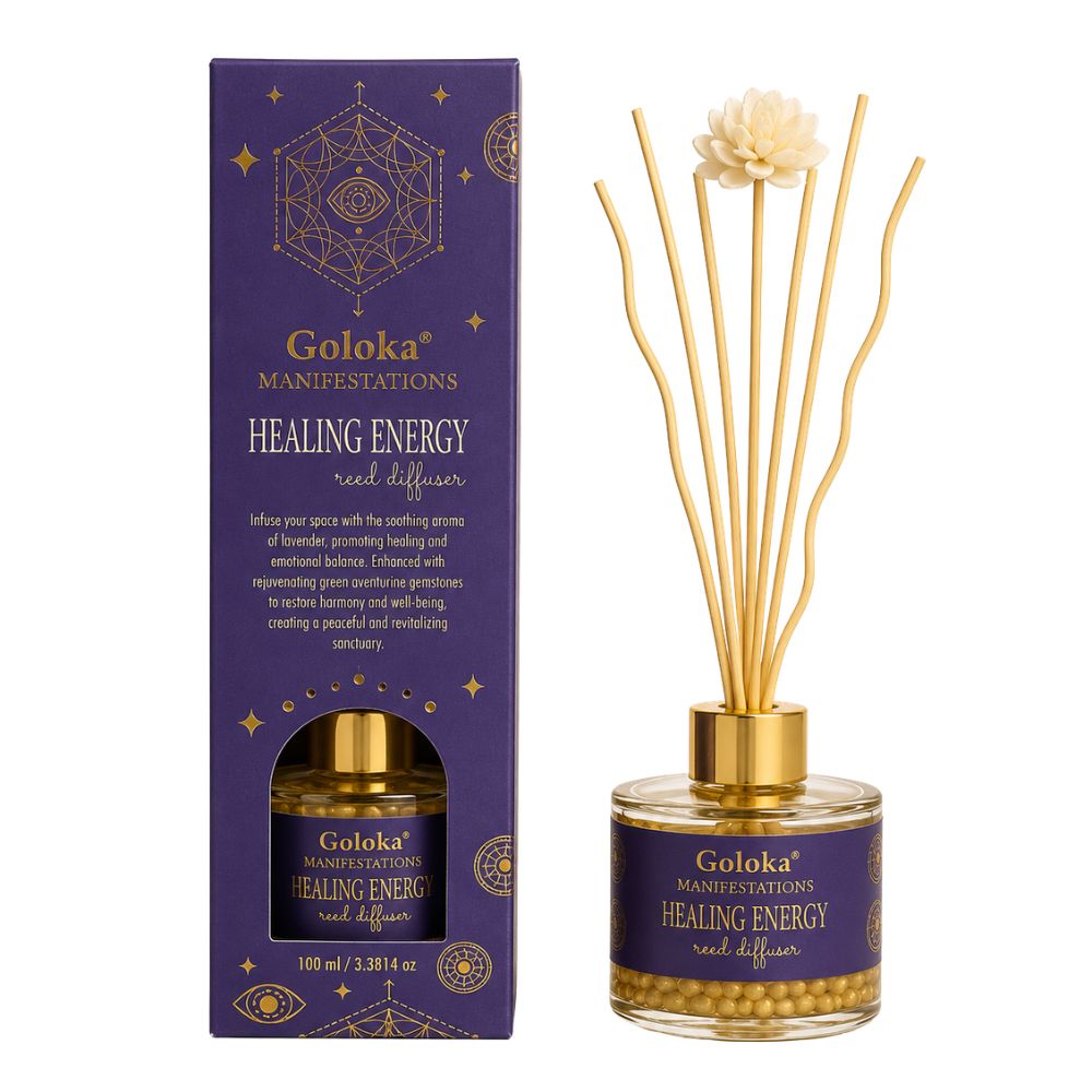 Difusor de Varilla Lavanda con Aventurina Verde 100 mL