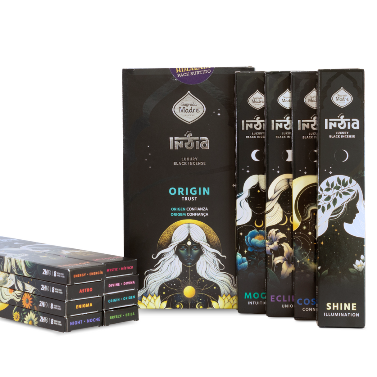 Pack Sahumerios India Black